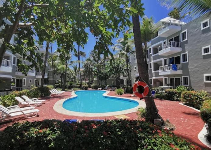 Caribbean Studios Tropicana With Pool - Playa Los Corales Punta Cana Exteriör bild